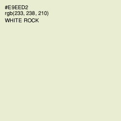 #E9EED2 - White Rock Color Image